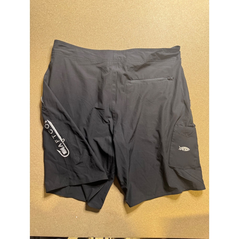 Mens Aftco Fishing Shorts Black Cargo Size‎ 36 Authentic Tackle Co. Outdoor